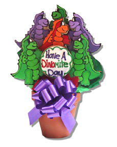 Have a Dinomite Day! cookie bouquet