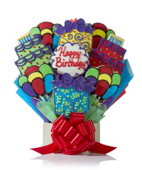 Happy Birthday! cookie bouquet