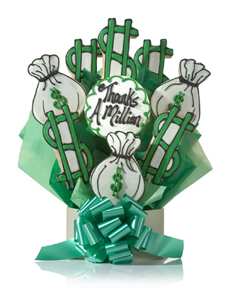 Thanks a Million! cookie bouquet