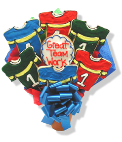 Team Work cookie bouquet